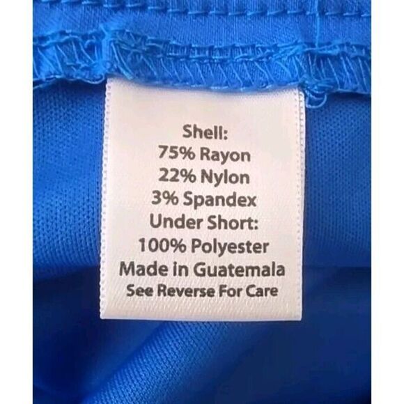 Coral Bay NWT Blue Skort Tennis Golf Pickleball Women's Size Large STRETCH NEW - Picture 7 of 7